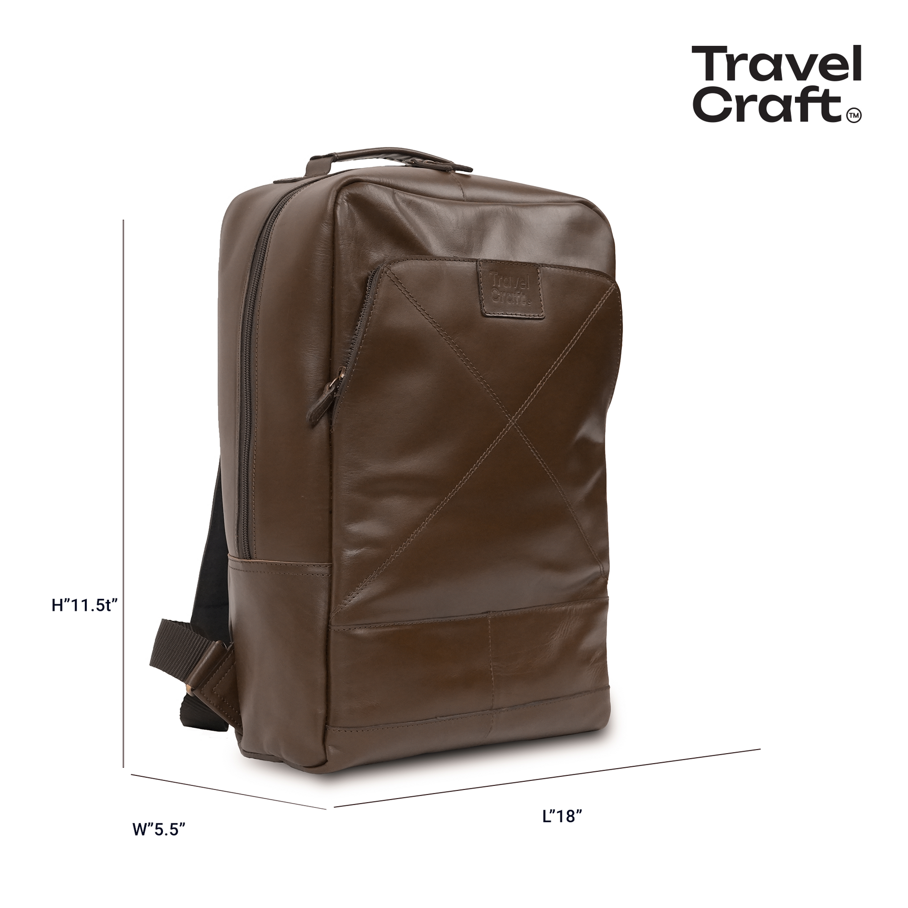 The Classic 15" LeatherLaptop Bag