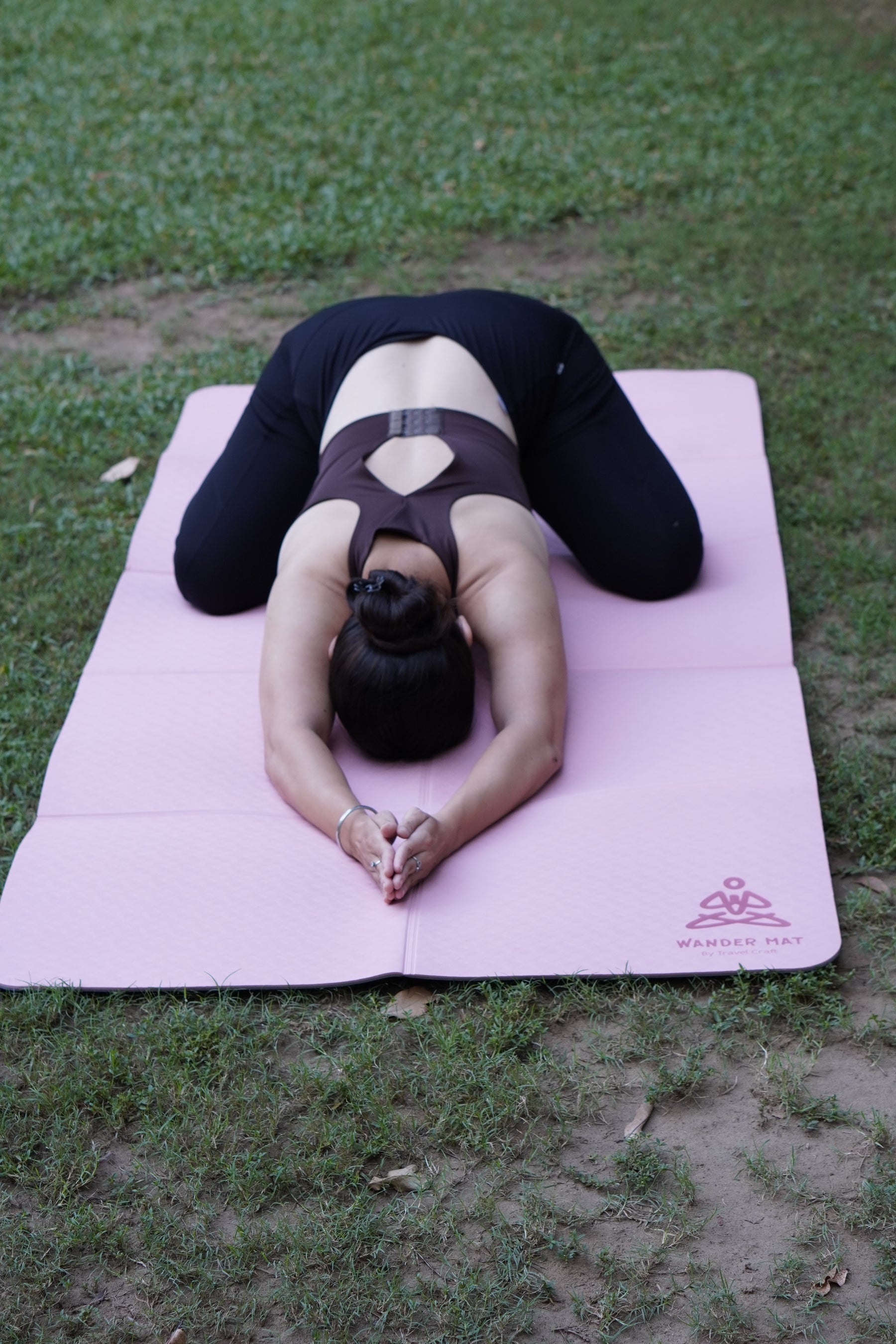 XXL Size 90cm Wide 6mm Thick Travel Craft TPE Foldable Yoga Mat