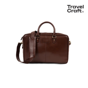 15" Leather Briefcase Bag